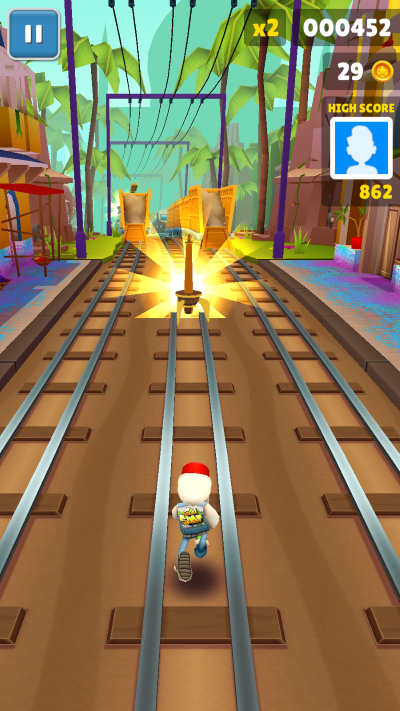 地铁跑酷凤灵改汉堡金币手机版