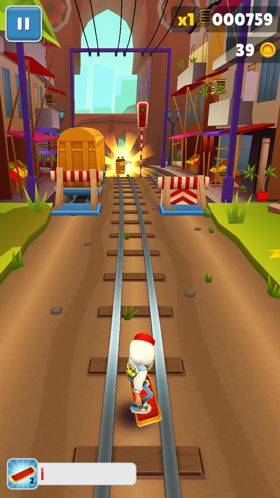 地铁跑酷凤灵改汉堡金币手机版