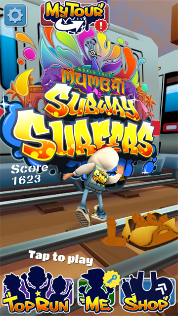 地铁跑酷凤灵改汉堡金币手机版