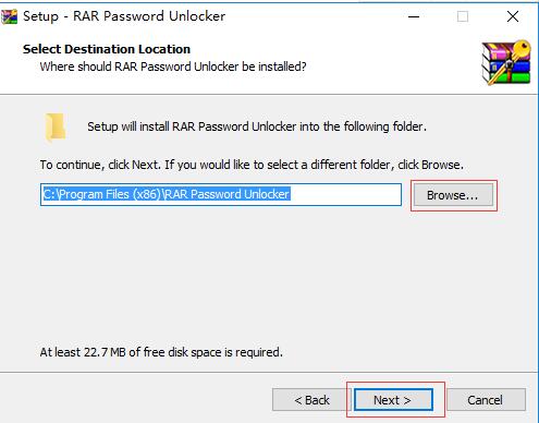 RAR Password Unlockerwindows版