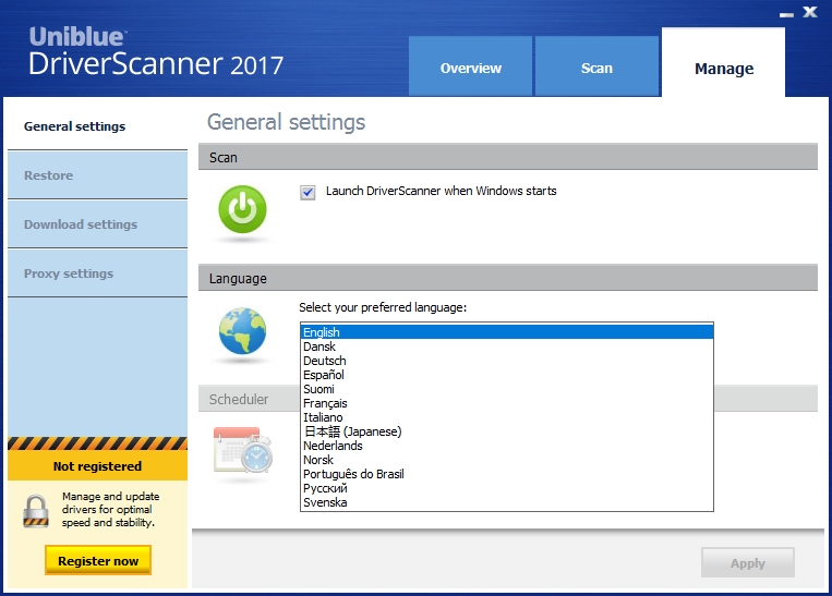 Driverscanner